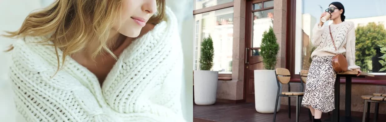Stylizacja z długim swetrem: 7 pomysłów na modne zestawienia na jesień